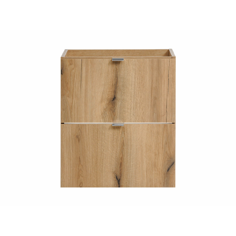 Meuble sous vasque 50 à 80cm NOVA OAK salle de bain 2 tiroirs - 50